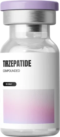 Tirzepatide medication vial