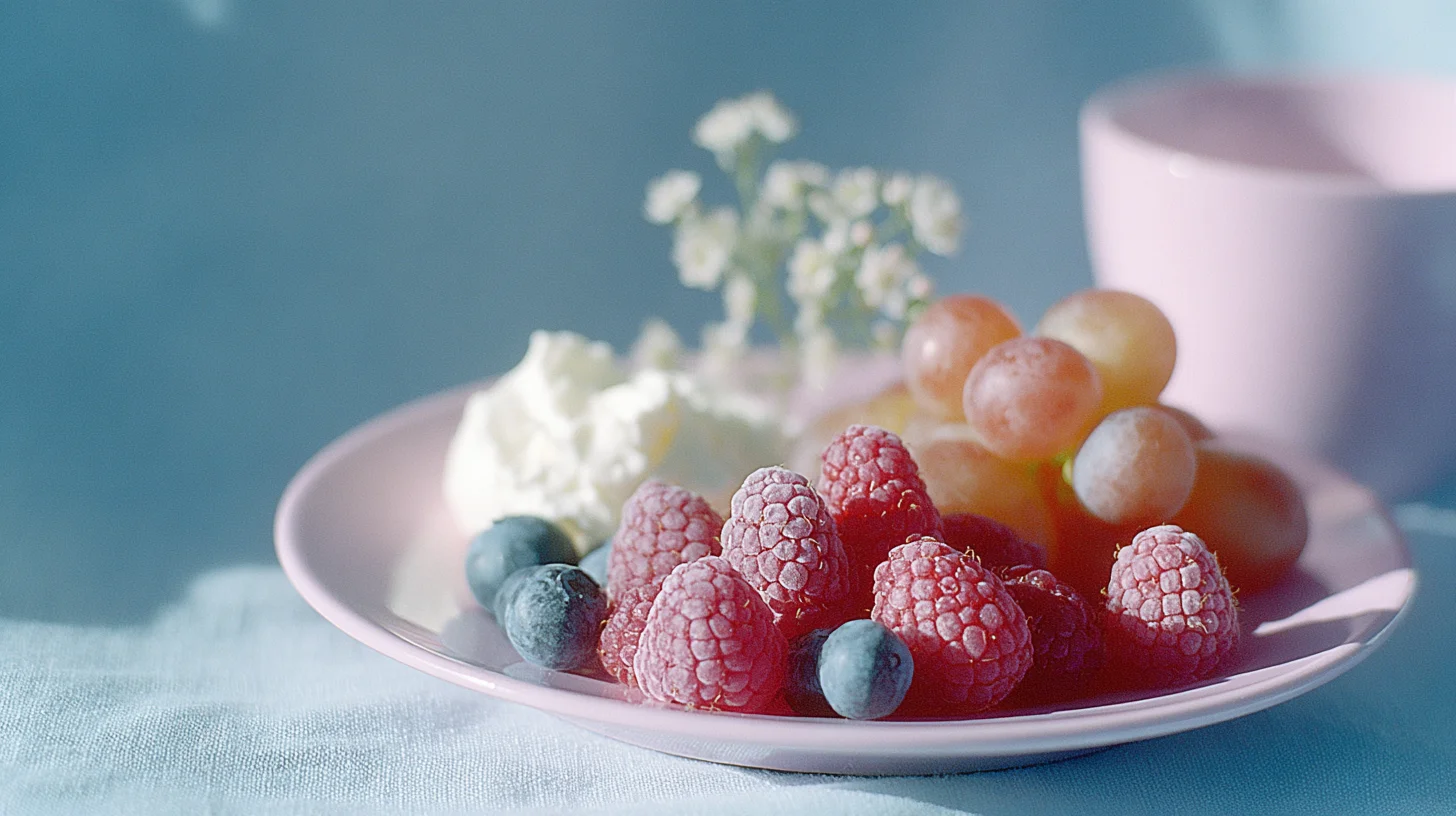 Meal logging app interface background