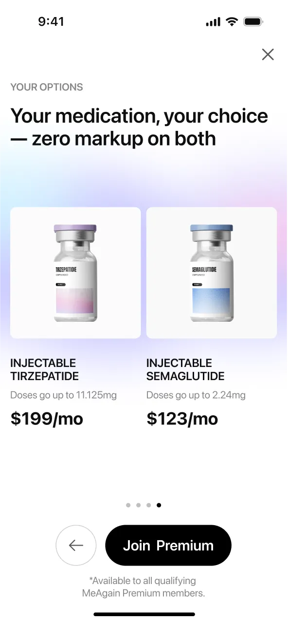 MeAgain vs LifeMD screenshot 2